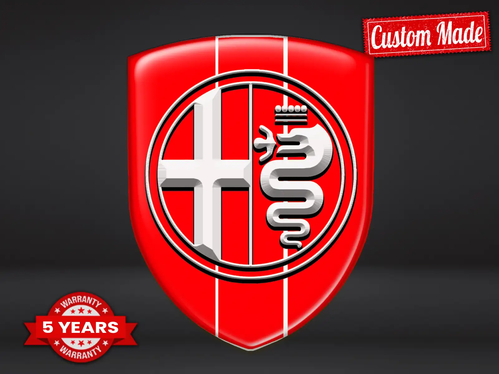 Alfa Romeo Autoaufkleber Tuning Universal Stern